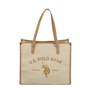 Sac plage en coton US Polo Naturel - Publicité