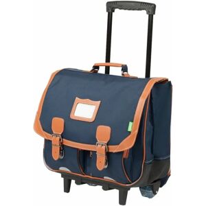 Tann's Cartable à roulettes - 41cm Les Incontournables Bleu Marine Bleu