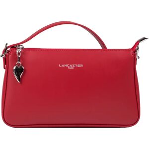 Petite pochette travers en cuir Smooth Lancaster Rouge - Publicité