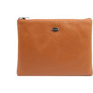 Mac Douglas Grande pochette en cuir - Limace XL (Couleur: Chataigne) Chataigne