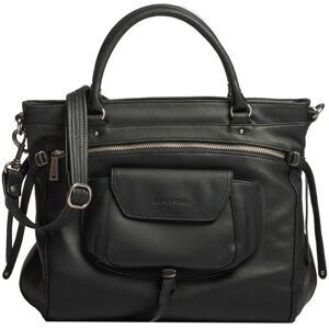 Lancaster Grand sac a main en cuir - Soft vintage Noir