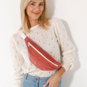 Blancheporte Sac Banane En Velours - Femme Rose TU