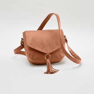 Blancheporte Sac Bandouliere Pompon - Femme Marron TU