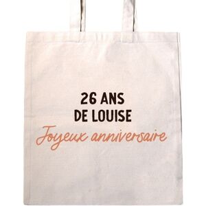 Cadeaux.com Tote bag avec message femme 26 ans