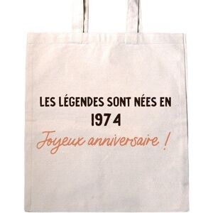 Cadeaux.com Tote bag message generique annee 1974