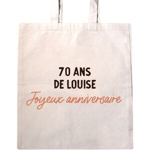 Cadeaux.com Tote bag avec message femme 70 ans