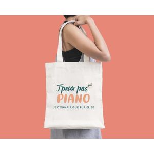 Cadeaux.com Tote bag personnalisable - J'peux pas j'ai piano