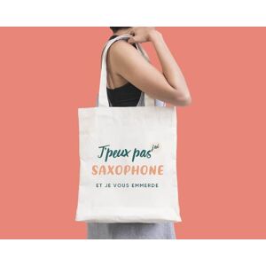 Cadeaux.com Tote bag personnalisable - J'peux pas j'ai saxophone