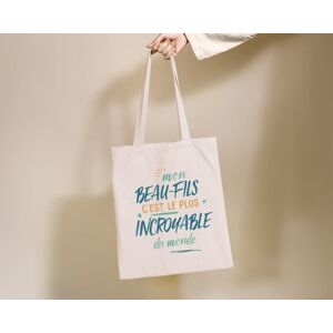 Cadeaux.com Tote bag personnalise - Beau-Fils le plus...