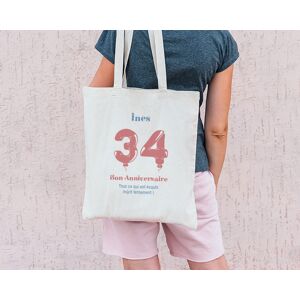 Cadeaux.com Tote bag personnalise - Collection ballons d'anniversaire