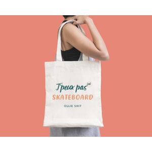 Cadeaux.com Tote bag personnalisable - J'peux pas j'ai skateboard