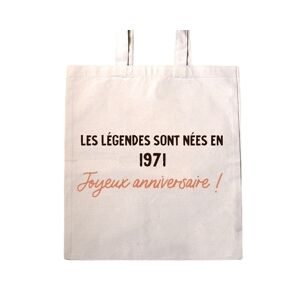 Cadeaux.com Tote bag message generique femme nee en 1971