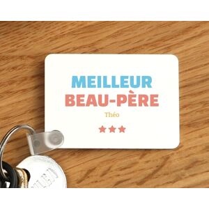 Cadeaux.com Porte-clef a personnaliser - Meilleur Beau-Pere