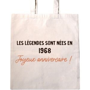 Cadeaux.com tote bag message generique homme ne en 1968