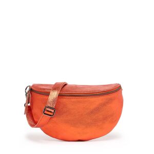 Sac Banane Nine Cuir Milano Orange - Publicité