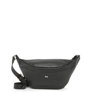 Sac Banane Large Derby Cuir Nathan Baume Noir