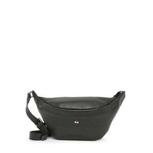 Sac Banane Large Derby Cuir Nathan Baume Noir - Publicité