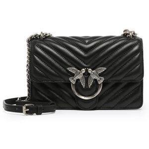 Sac Bandouliere Love Bag Quilt Cuir Pinko Noir