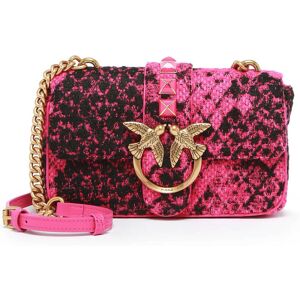 Sac Bandouliere Love Bag Icon Laine Pinko Rose