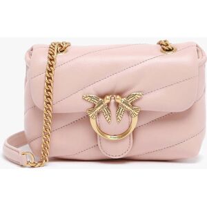 Sac Bandouliere Love Baby Puff Cuir Pinko Rose