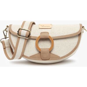 WOOMEN Sac Bandouliere Acacia Lin vegan Beige