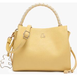 Sac Porte Main Tresse Lulu Castagnette Jaune