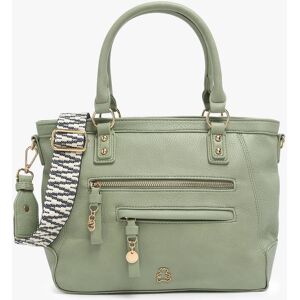 Sac Porte Main Zip Lulu Castagnette Vert