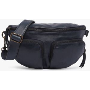 Sac Banane Cow Cuir Basilic Pepper Bleu - Publicité