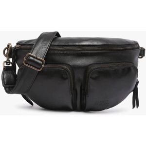 Sac Banane Cow Cuir Basilic Pepper Noir - Publicité