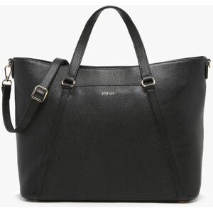 Sac Shopping Tradition Cuir Etrier Noir