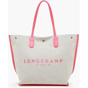 Sac Cabas L Essential Toile Longchamp Rouge - Publicité