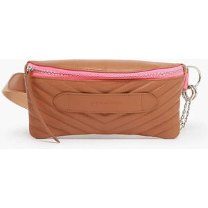 Sac Ceinture Coachella Matelassé Cuir Marie Martens Marron - Publicité