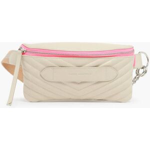 Sac Ceinture Coachella Matelassé Cuir Marie Martens Beige - Publicité