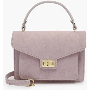 Sac À Main Velvet Cuir Milano Rose