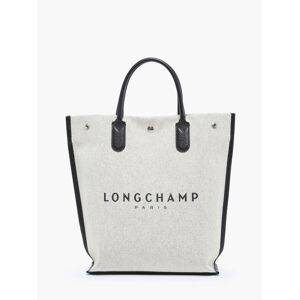 Sac Cabas M Essential En Toile Longchamp Beige - Publicité