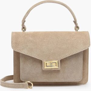 Sac À Main Velvet Cuir Milano Beige - Publicité