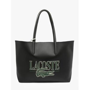 Sac Porte Épaule Anna Canvas Lacoste Noir