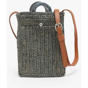 Sac Bandouliere L'atelier Du Crochet Le Voyage En Panier Gris