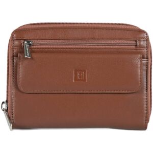 Pochette Homme Soft Cuir Hexagona Marron - Publicité