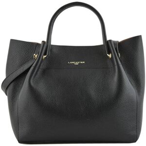 Sac Shopping Foulonne Double Cuir Lancaster Noir