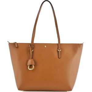 Sac Cabas L Merrimack Lauren Ralph Lauren Marron - Publicité