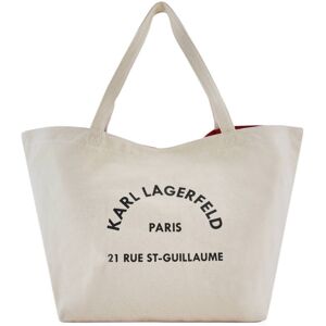 Sac Shopping Rue St Guillaume Canvas Karl Lagerfeld Beige - Publicité