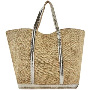 Grand Sac Le Cabas Raphia Et Paillettes Vanessa Bruno Beige