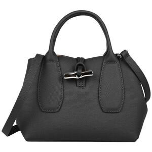 Sac À Main S Roseau Cuir Longchamp Noir