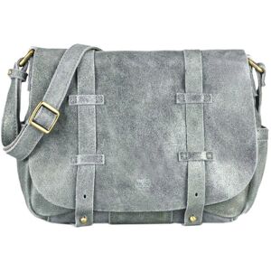 Sac Besace Bess X Cuir Mila Louise Bleu