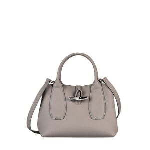 Sac À Main S Roseau Cuir Longchamp Gris