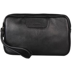 Pochette Homme Flandres Cuir Etrier Noir