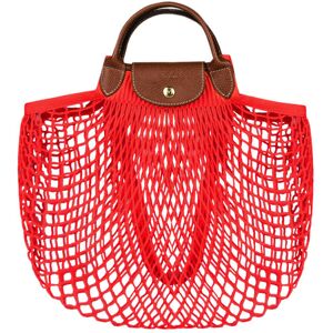 Sac À Main Le Pliage Filet Longchamp Rouge