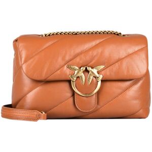 Sac Bandouliere Classic Love Bag Puff Maxi Quilt Cuir Pinko Marron