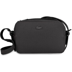 Sac Bandouliere Chantaco Cuir Lacoste Noir